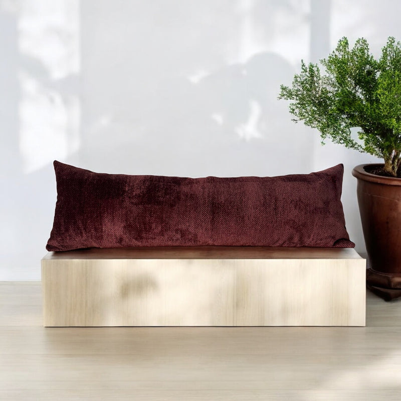 Ruby Vintage Style Lumbar Pillow