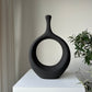 Donna Black Wabi Sabi Textured Sculpture