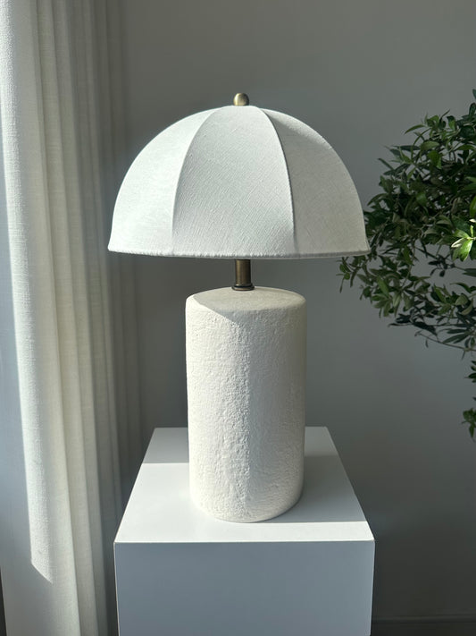 Clair Matte Glazed Ceramic Textured Table Lamp