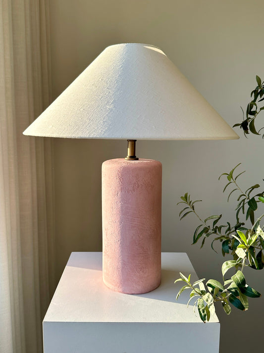 Lola Unglazed Ceramic Textured Table Lamp