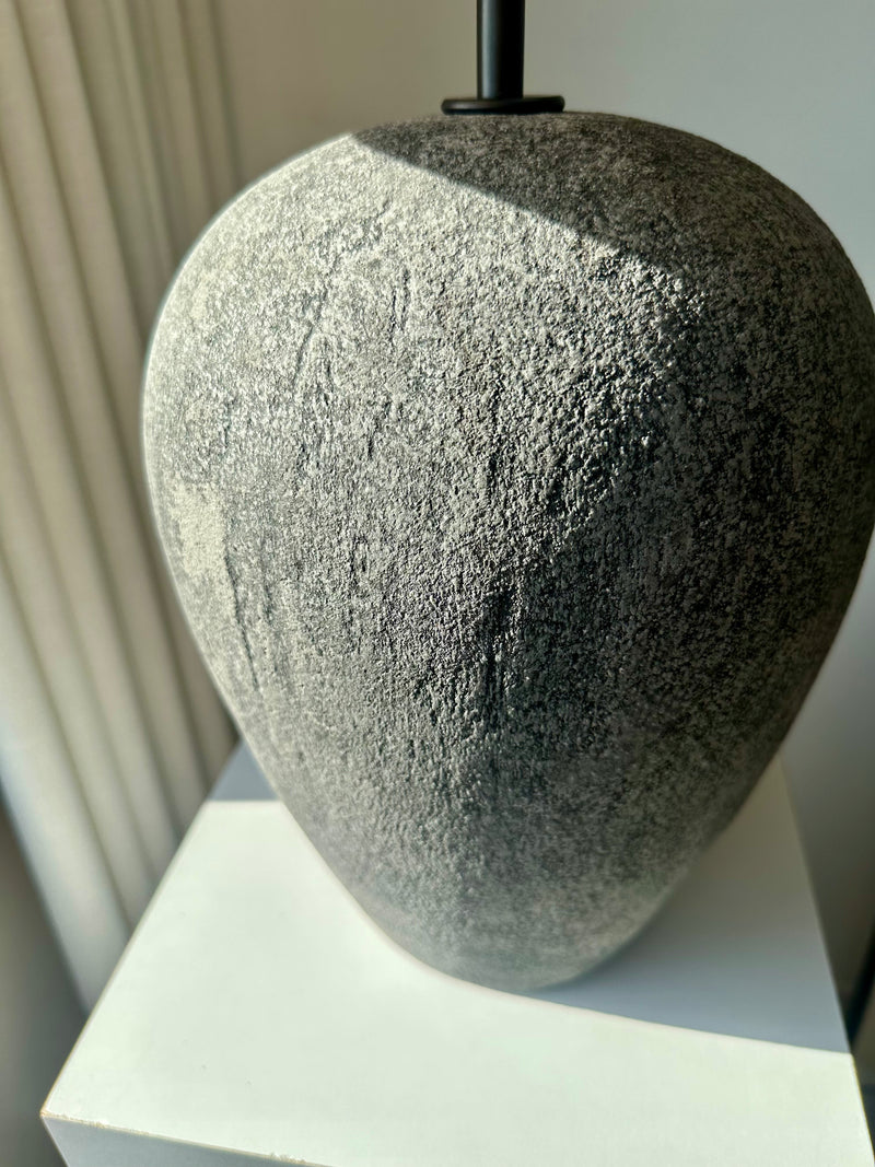 Blair Pottery Lamp with Linen Shade