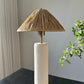 Annie Ceramic Lamp with Raffia Shade