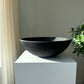 Anima Black Unglazed Handmade Ceramic Bowl