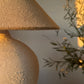 Tina Unglazed Ceramic Textured Table Lamp